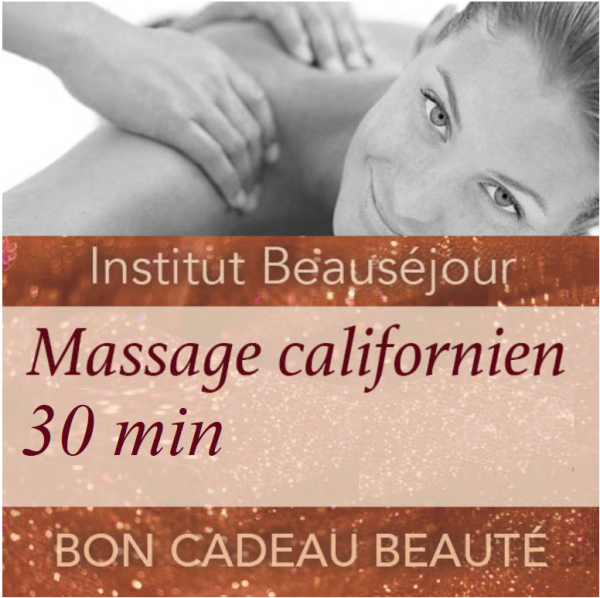 Massage Californien Dos 30 min